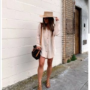 Free People Dupe Summer Daydream buttondown